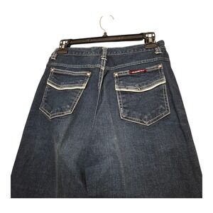 Vintage JAPAN 90s Y2K Jean Nicole Jeans Sz 11/12 Dark Wash Straight Leg 27"X32"